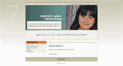 Desktop Screenshot of parentssansfrontieres.com